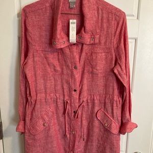 Chicos light weight jacket . Size Large.